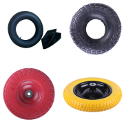 Шини, диски та камери до садово-будівельних тачок